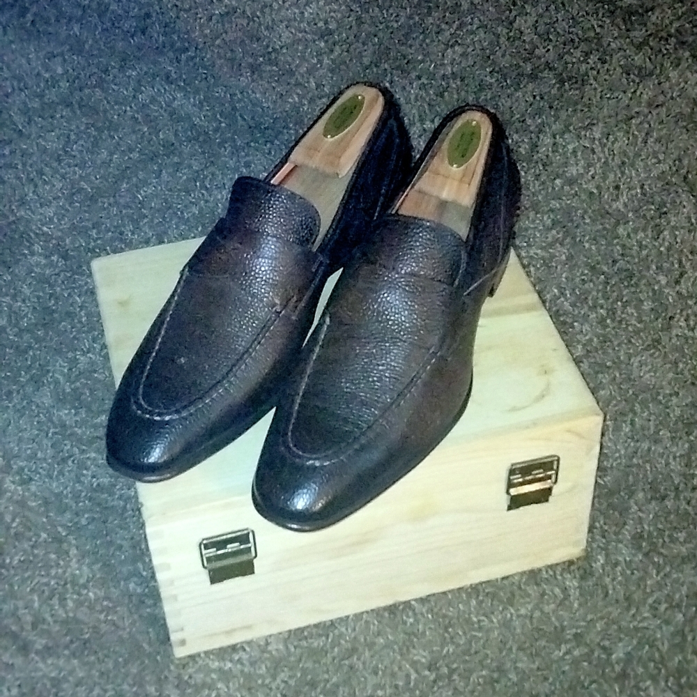 Santoni Goodyear Welt Loafers
